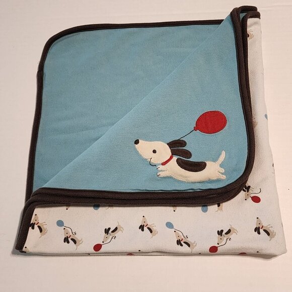 Gymboree baby blanket Stylish Puppy collection Dog Balloon - Picture 1 of 10